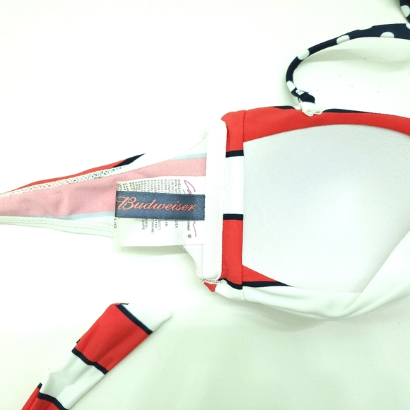 Budweiser Bikini Embroidered Swimsuit Large - Picture 3 of 4